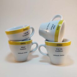 Famous Climbs Road Marker Espresso Cups