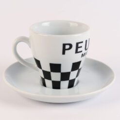 Peugeot Retro Cycling Team Cappuccino Cup & Saucer