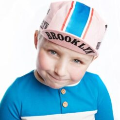 Brooklyn Pink 54cm Kids Cycling Caps