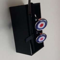 RAF Roundel & Wiggo Inspired Cycling Cufflinks