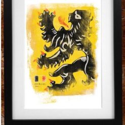 Flanders Lion Print