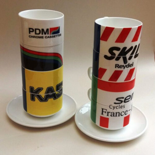 Retro Teams Stacking Cups Set