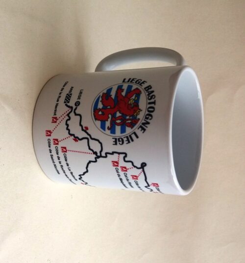Liege Bastogne Liege Route Map Mug