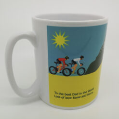 My Dad is a Climbing Legend Personalised Cycling Mug