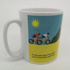 My Dad is a Mountain Biking God Personalised Cycling Mug