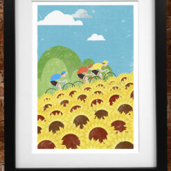 First to the Top Cycling Print