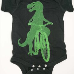 Dinosaur on a Bike Cycling Bodysuit