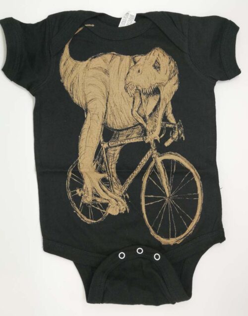 T-Rex on a bike bodysuit