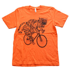 Kids Cycling T-Shirt | Tiger on a Bike