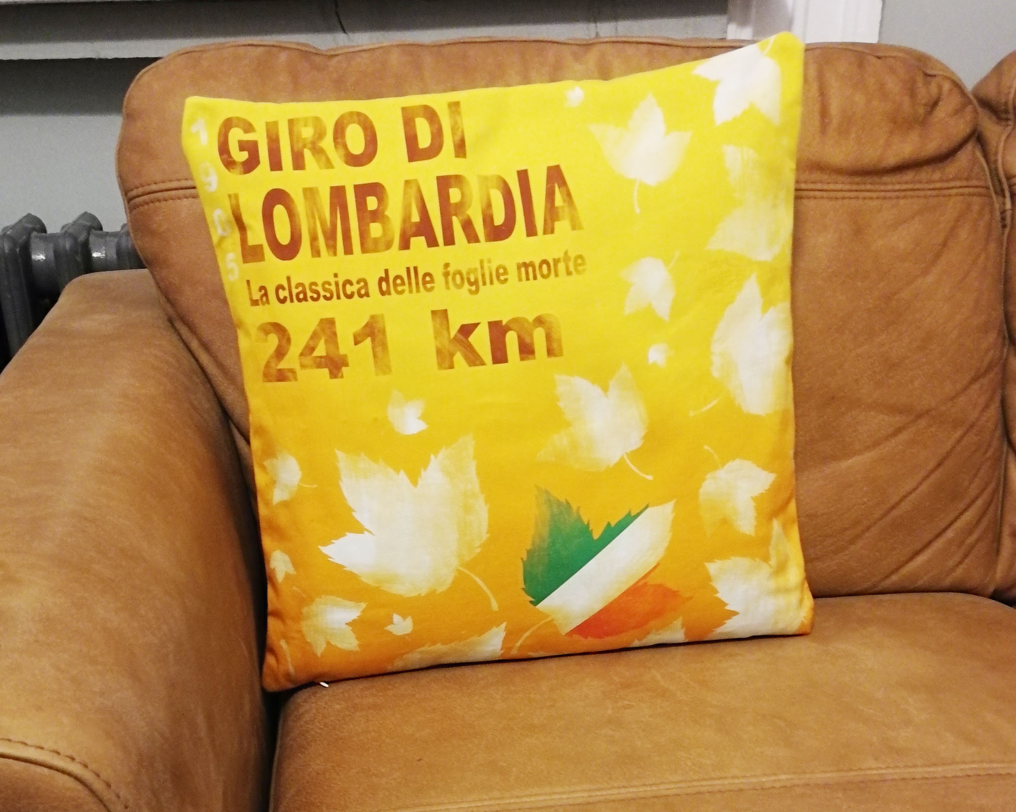 Giro di Lombardia Cushion Cover