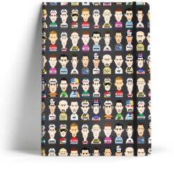 Ritch Mitch Cycling Legends Cycling Inspired Notebooks