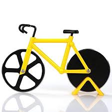 Yellow Bicycle Pizza Cutters