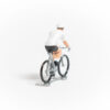 TDF White Jersey cycling figure