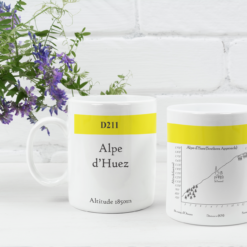 Alpe d’Huez Famous Climbs Road Marker Mug