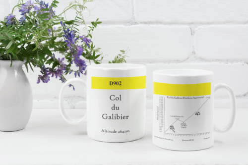 col du galibier famous climbs mug