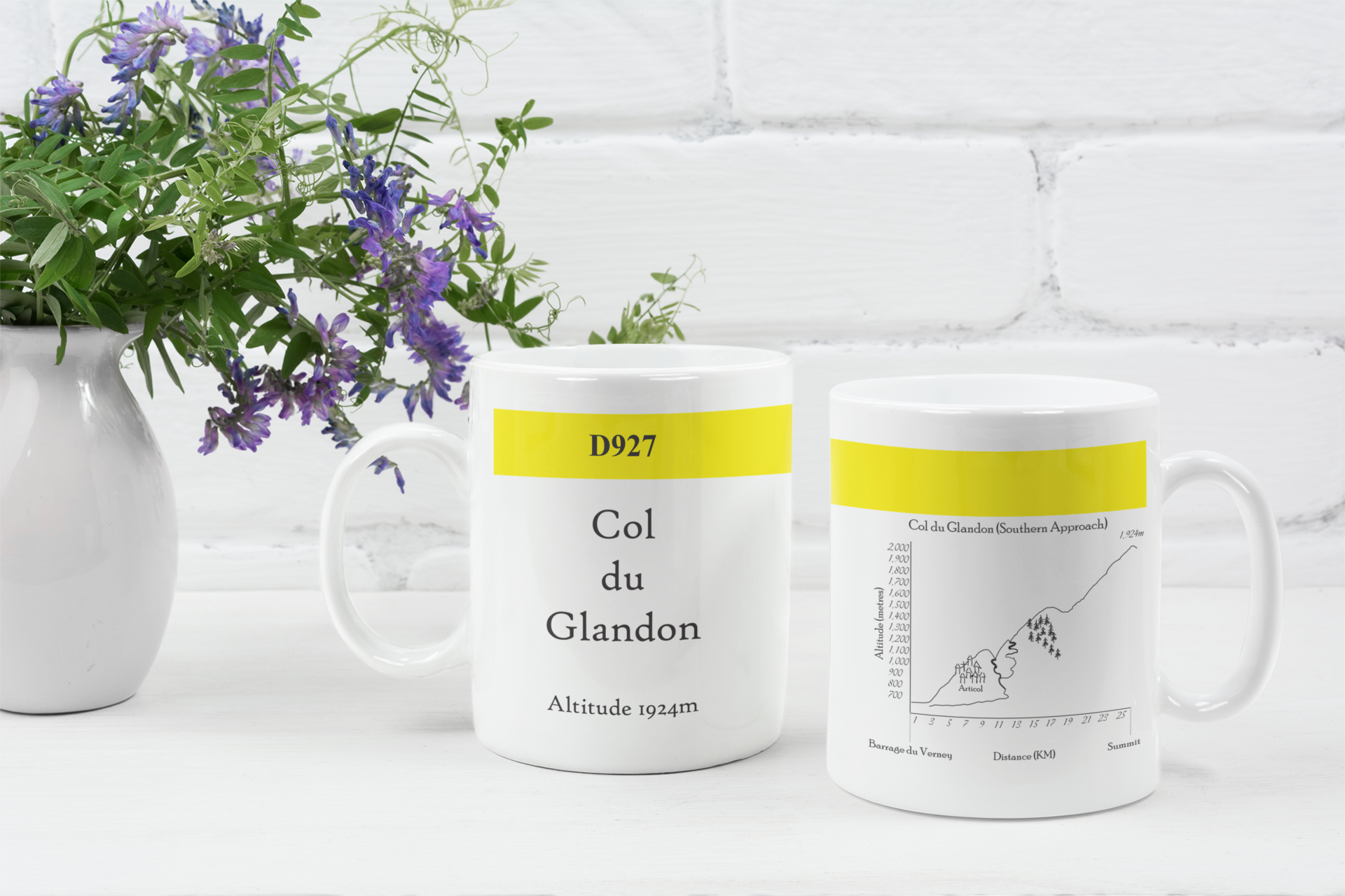 Col du Glandon famous climbs mug