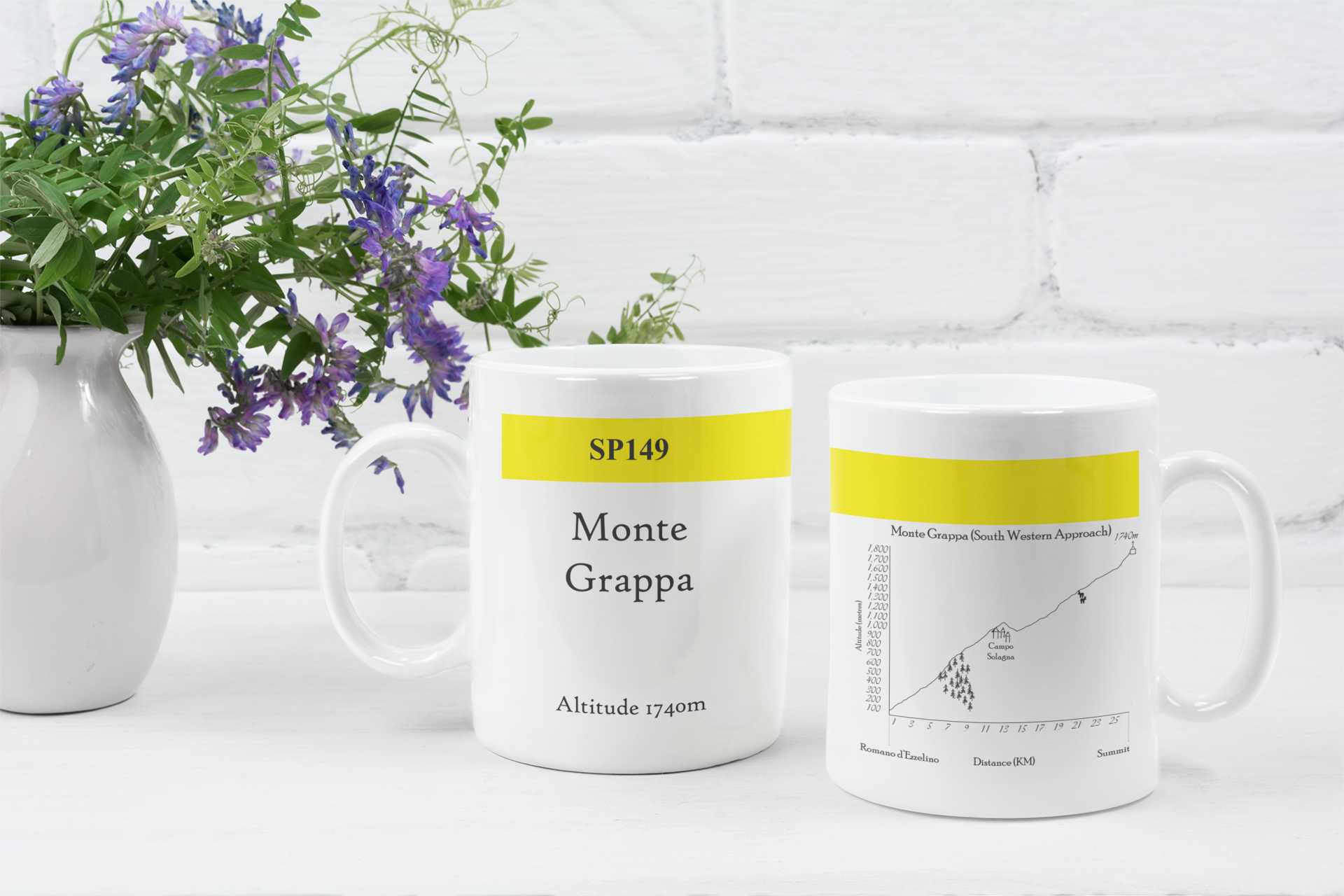 Monte Grappa famous climbs mug