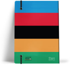 Cycling World Champ Stripes Inspired Notebooks