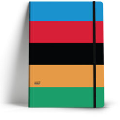 Cycling World Champ Stripes Inspired Notebooks