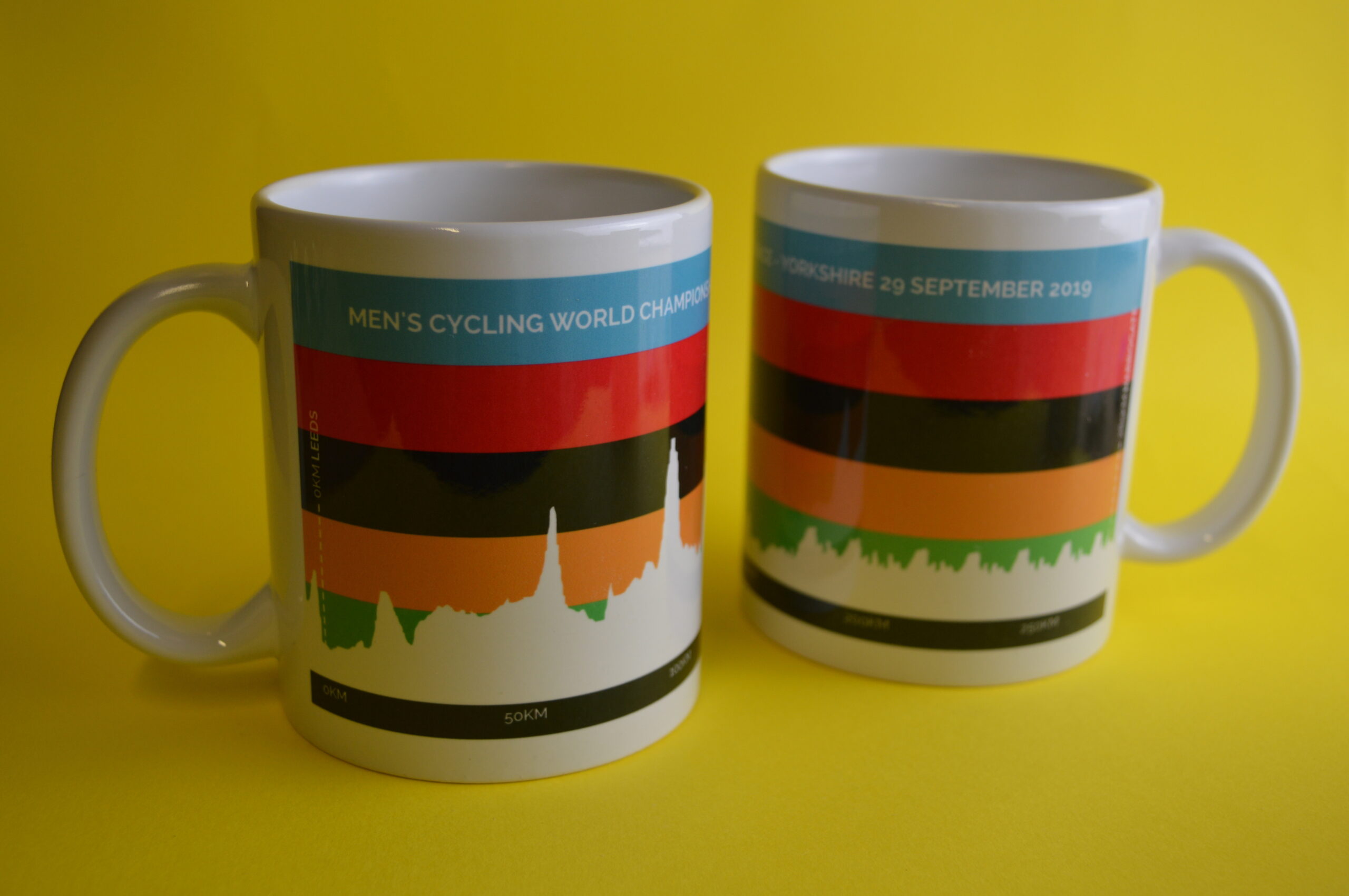 yorkshire worlds route profile mug