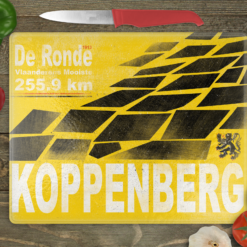 Tour Of Flanders Cycling Inspired Chopping Board