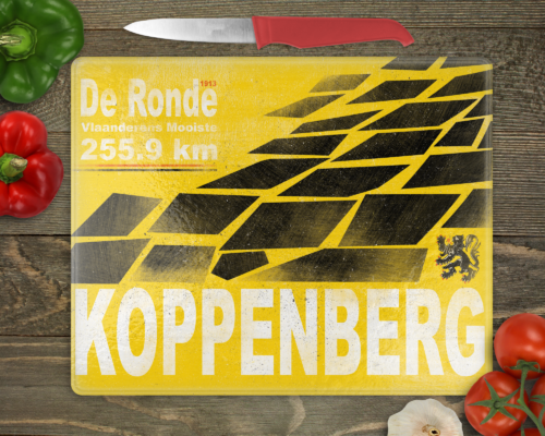 tour of flanders chopping board