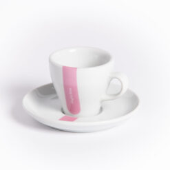 Pink Jersey Espresso Cup and Saucer