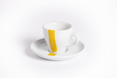 yellow jersey espresso cup