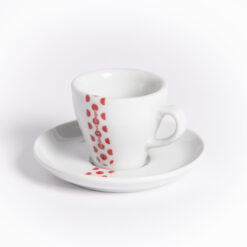 Polka Dot Jersey Espresso Cup and Saucer