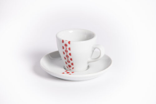 polka dot jersey espresso cup