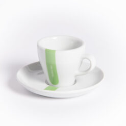 Green Jersey Espresso Cup and Saucer