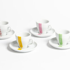 Set of 4 Grand Tour Espresso Cups and Saucers