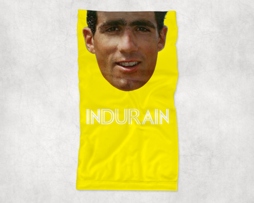 indurain yellow neck gaiter