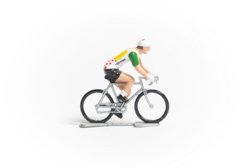 TDF Combined Jersey mini cyclist figurine