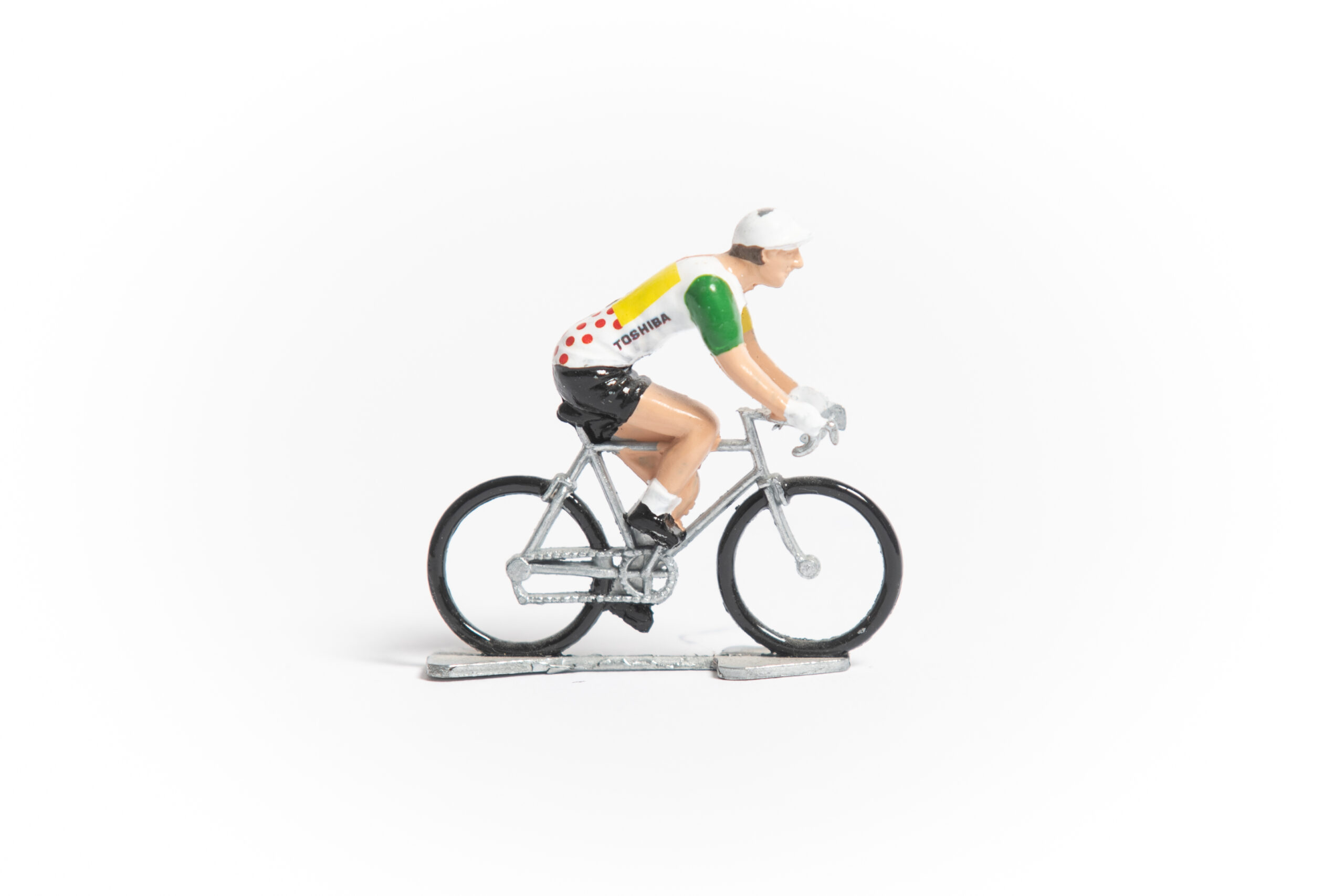 TDF Combined Jersey mini cyclist figurine