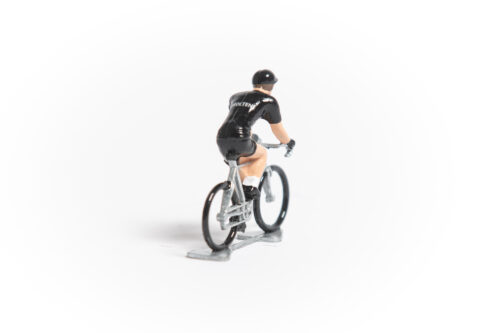 molteni black cycling figurine