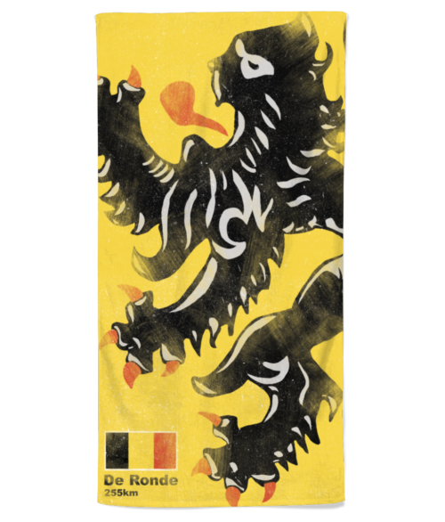 flanders lion beach towel