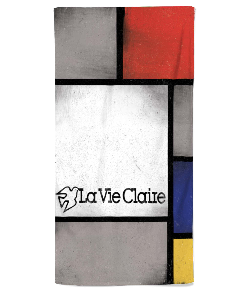 la vie claire beach towel