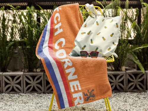 dutch corner beach towel