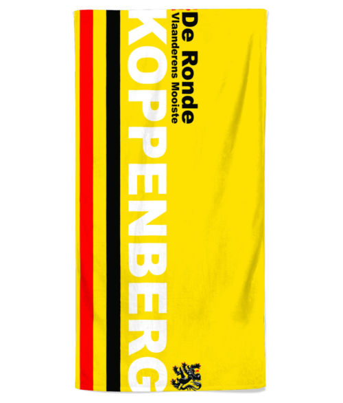 tour of flanders beach towel