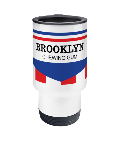 brooklyn cycling thermos mug