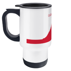 Col Du Tourmalet Red Travel Mug