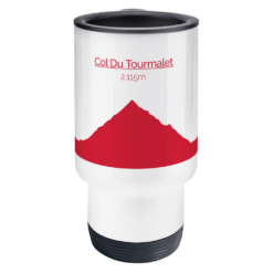 Col Du Tourmalet Red Travel Mug