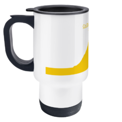 Col Du Tourmalet Yellow Travel Mug