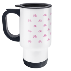 Mini Bikes Pink Travel Mug