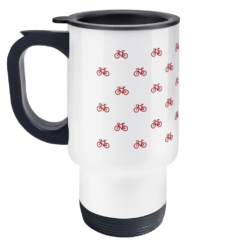 Mini Bikes Red Travel Mug