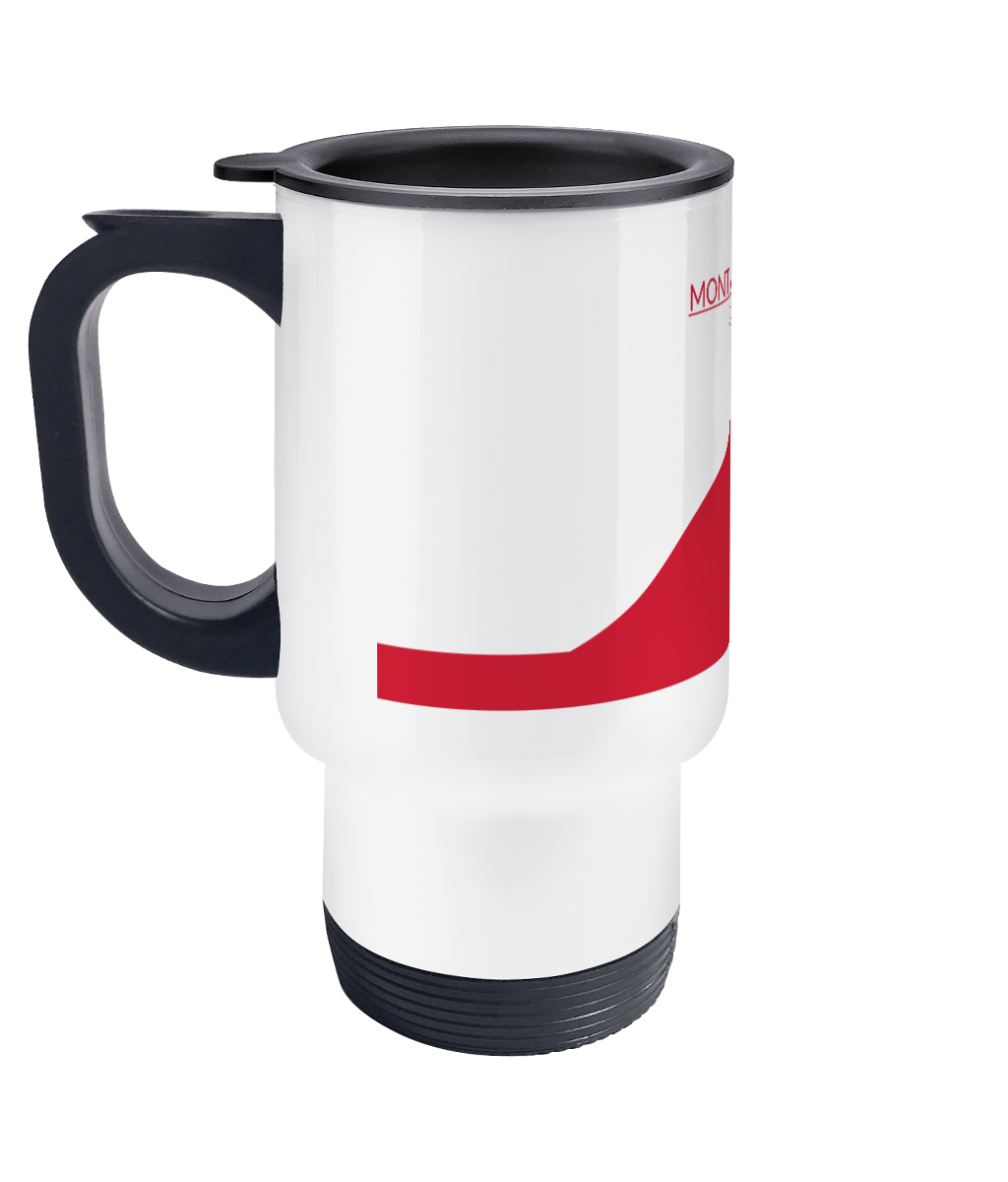 Mont Ventoux red travel mug