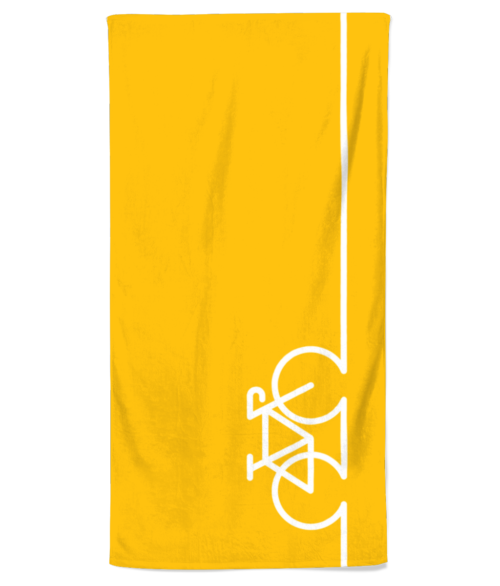 yellow beach towel