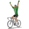 green jersey winner mini cyclist figure