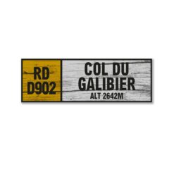 Col du Galibier Wall Sign